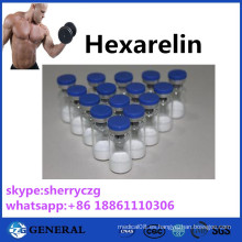Péptido eficaz de los esteroides del edificio del músculo Hexarelin potente en polvo eficaz